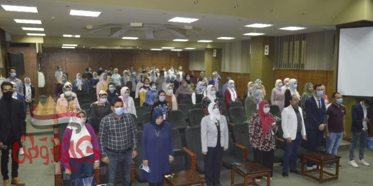 جامعة الفيوم : احتفالية ذكرى المولد النبوي الشريف بكلية الخدمة الاجتماعية