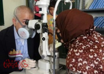 جامعة المنيا ..أجهزة حديثة لفحص مرضى العيون