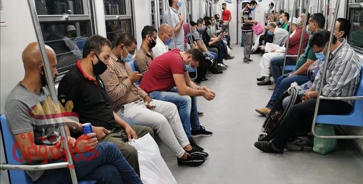 المترو :منع دخول الركاب المحطات بدون كمامات بدءا من السبت المقبل
