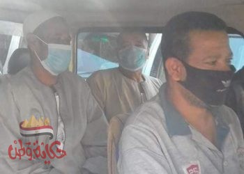 البحيرة : متابعة إلتزام السائقين والركاب بإرتداء الكمامات، ضمن الإجراءات الإحترازية بإيتاي البارود