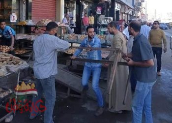 البحيرة : إزالة ١٤١ مخالفة إشغال طريق وتحرير ٧ محاضر بكفر الدوار