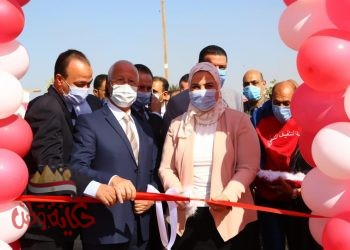 وزيرة التضامن تفتتح المرحلة الاولى من تطوير مؤسستي التثقيف الفكرى والرعاية الذاتية بالمرج