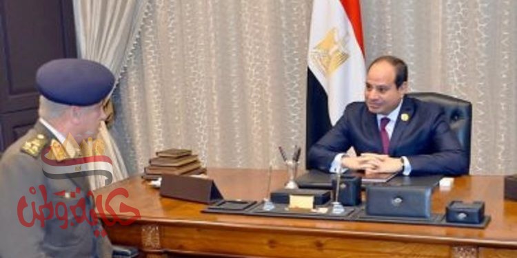 الرئيس السيسى يجتمع بوزير الدفاع ليطلع على جاهزية الأفرع الرئيسية للقوات المسلحة