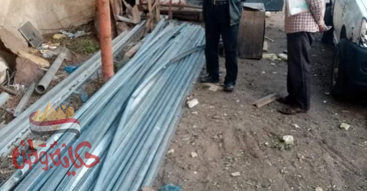 الدقهلية : إزالة فورية لمخالفة على مساحة 2 قيراط أرض زراعية