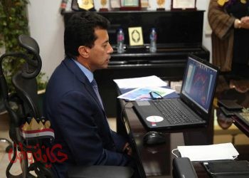 وزير الشباب والرياضة يفتتح معرض الإبتكار الافتراضي العربي عبر تقنية الفيديو كونفرانس