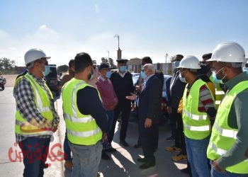 محافظ بورسعيد : العمل في منفذ النصر الجمركي الجديد اوشك علي الانتهاء استعدادا للتشغيل