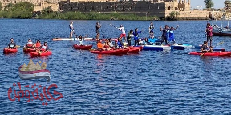 أسوان تشهد ختام فاعليات البطولة الدوليه للتجديف وقوفا على الألواح sup