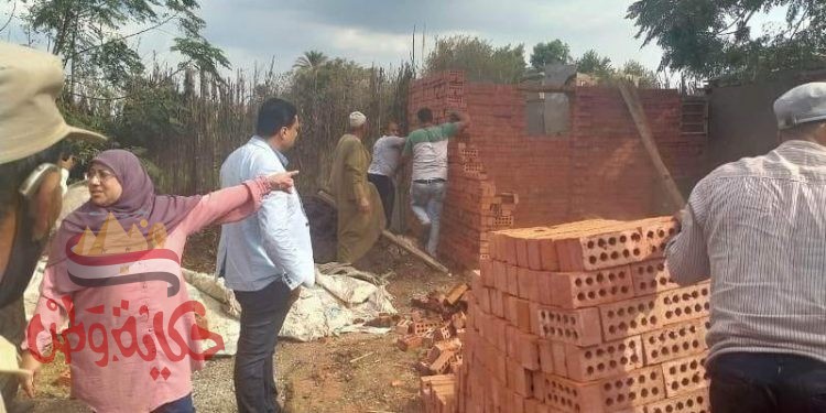 المنوفية إزالة فورية لـ 3 حالات تعدي علي الأراضي