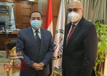 رئيس جامعة طنطا يلتقى رئيس الجهاز المركزى للتنظيم والإدارة