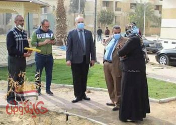 رئيس جامعة الفيوم يتفقد تحديثات البنية التحتية داخل الجامعة