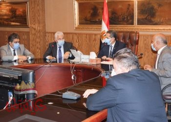 تعاون مشترك بين محافظة الغربية وجامعة طنطا لمواجهة الموجه الثانية لفيروس كورونا