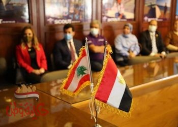 وزيرا الشباب المصرى واللبنانى