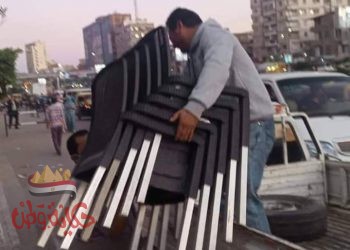 إستمرار حملات إزالة الإشغالات بكفر الدوار .