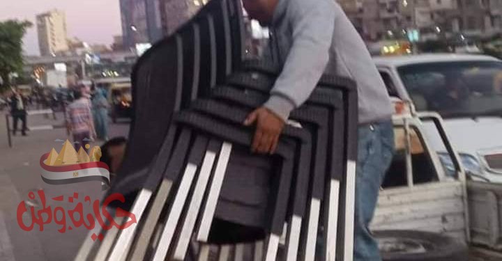 إستمرار حملات إزالة الإشغالات بكفر الدوار .