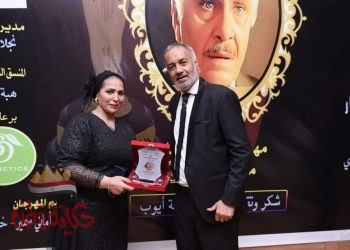 عادل عمار ٠٠ تكريم نجلاء يعقوب مديرة مهرجان أوسكار ايجيبت السينمائي