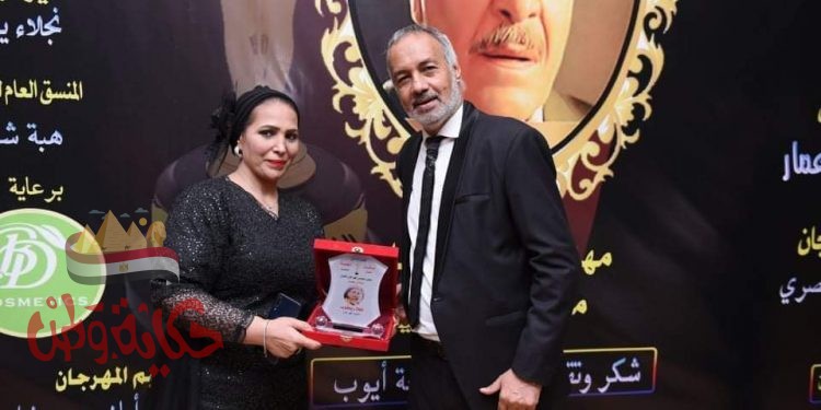 عادل عمار ٠٠ تكريم نجلاء يعقوب مديرة مهرجان أوسكار ايجيبت السينمائي