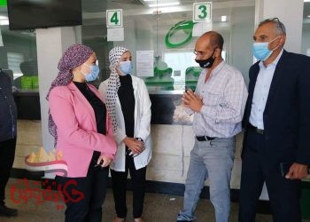 يسرا عطية تتفقد تتابع تطبيق الإجراءات الاحترازية بعدد من المنشآت الحكومية 