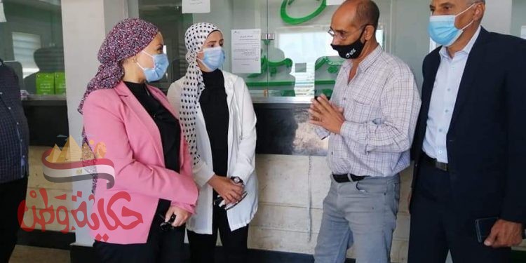 يسرا عطية تتفقد تتابع تطبيق الإجراءات الاحترازية بعدد من المنشآت الحكومية 