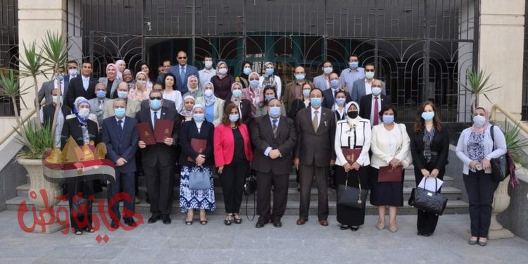 بالصور فعاليات حفل توقيع وتسليم عقود المشروعات البحثية الممولة من قبل صندوق البحث العلمي جامعة حلوان