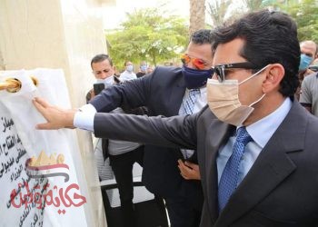 “وزير الشباب “يفتتح أعمال تطوير نادى الشيخ زايد 