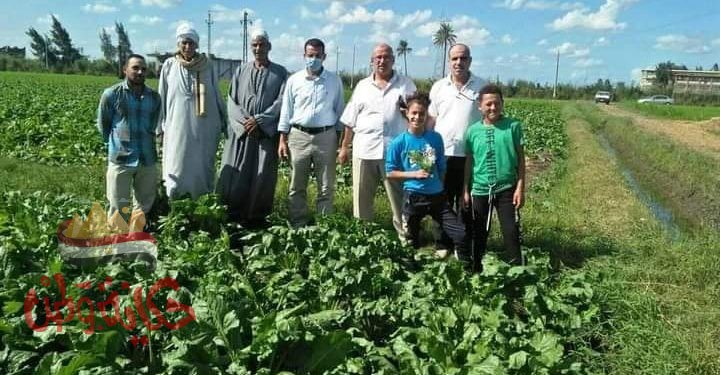 بالصور .. ندوة إرشادية عن محصول بنجر السكر لمزارعي ابو حمص