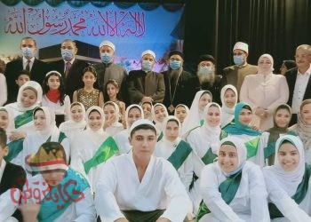 محافظ كفر الشيخ ووكيل تعليم كفرالشيخ يفتتحان المسرح المدرسي الجديد ويشهدان الليلة المحمدية