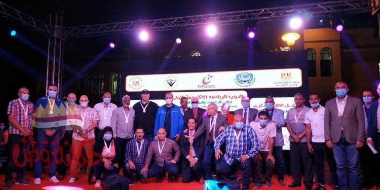 جامعة حلوان تحصد المركز الأول في الدورة الرياضية الإلكترونية الأولى لطلاب الجامعات