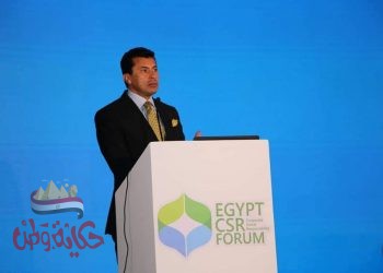 وزراء الشباب والهجرة والقوي العاملة يشهدون افتتاح الملتقى العاشر للمسئولية المجتمعية والتنمية 