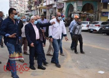 الغضبان : يتفقد اعمال تطوير ورصف عدد من الطرق بحي المناخ