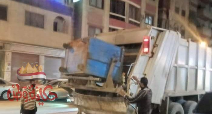 رفع ٣٨٦ حالة إشغال مخالف بدمنهور