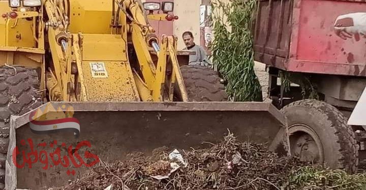 رفع ما يقرب من ١٨٥ طن قمامة بمركز ومدينة كوم حمادة