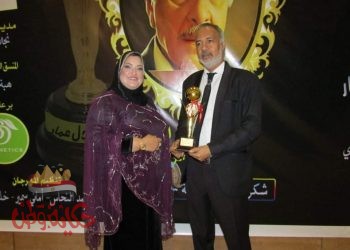 عادل عمار وتكريم جى جى لاشين فى مهرجان أوسكار ايجيبت السينمائي