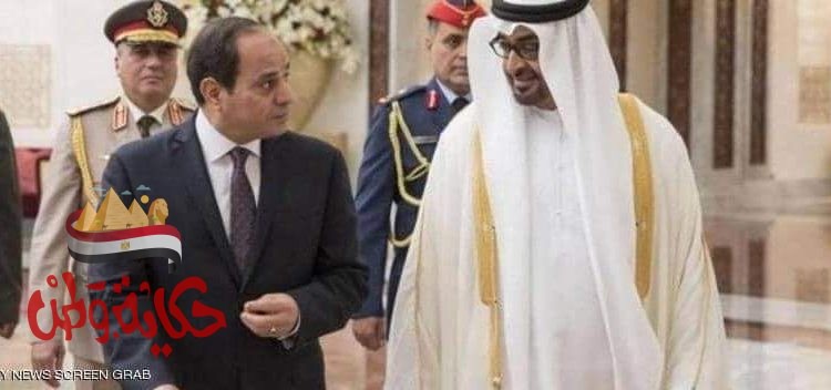 مباحثات مع الرئيس عبدالفتاح السيسي خلال اتصال هاتفي مع الشيخ محمد بن زايد آل نهيان