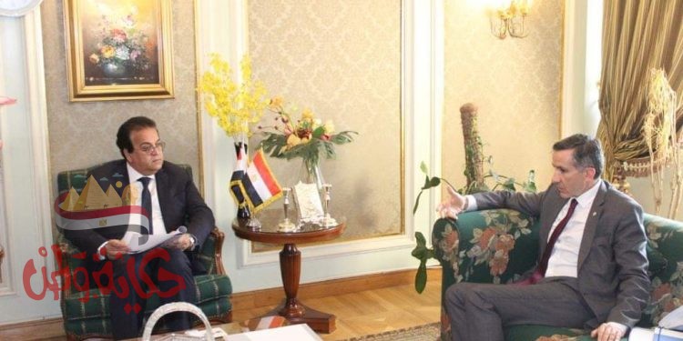 وزير التعليم العالي يستقبل المدير الإقليمي للوكالة الجامعية الفرنكوفونية لبحث آفاق التعاون العلمي