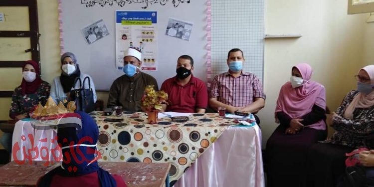 البحيرة : حملات توعوية لمجابهة فيروس كورونا بمدارس مدينة المحمودية