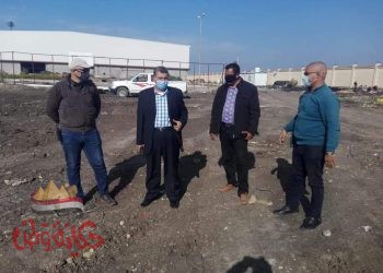 رئيس مركز ومدينة طنطا يتفقد المكان المحدد لإجراء التدريب العملي صقر 73