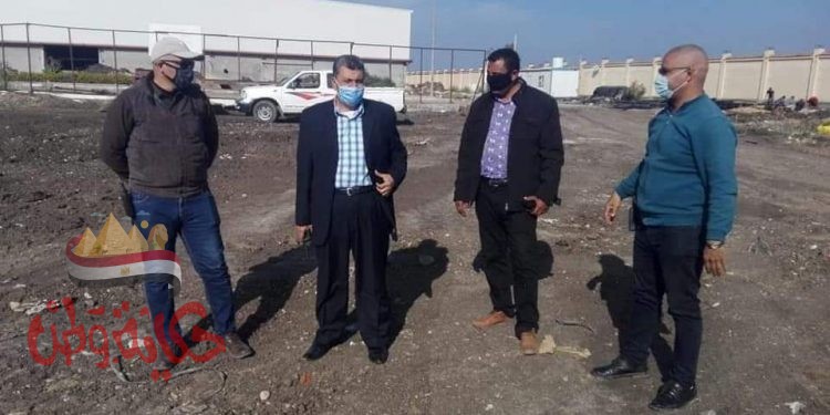 رئيس مركز ومدينة طنطا يتفقد المكان المحدد لإجراء التدريب العملي صقر 73