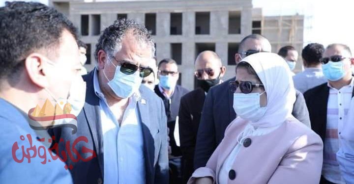 وزيرة الصحة تتفقد أعمال الإنشاء بمستشفى الطور التعليمي الجديد بجنوب سيناء