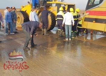 عاااجل عمرو حنفي: إغلاق طريق الغردقة – الزعفرانة (ذهاب وعوده) لحين تحسن الأحوال الجوي