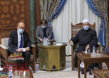 ماذا دار في حوار شيخ الأزهر ووزير الخارجية الفرنسي