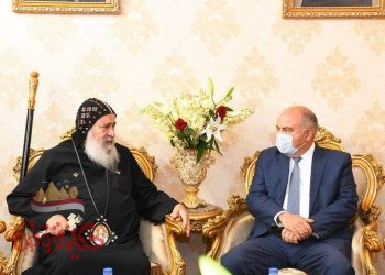 محافظ قنا يهنئ الأخوة الأقباط بعيد الشهيد مار جرجس