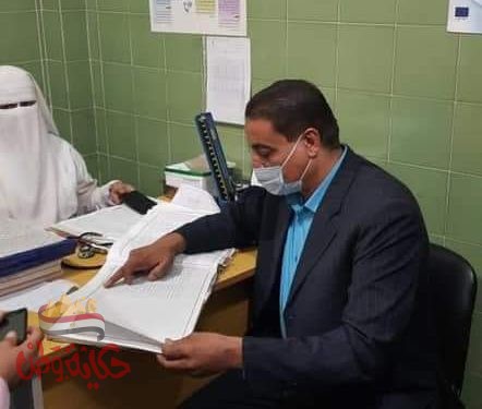 نائب رئيس مجلس مدينة القناطر الخيرية للقرى بالقليوبية يقوم بجولة تفقدية على الوحدات الصحية