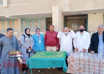 الفيوم : فعاليات القافلة البيطرية بابوشنب لخدمة المربين والمزارعين