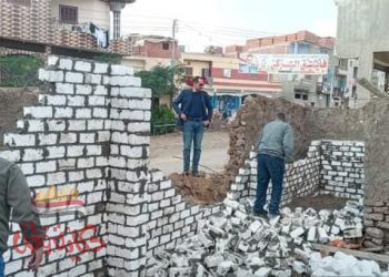 الدقهلية : إزاله فورية لتعدى بالمخالفة على مساحة 390 متر مربع بعدد من المراكز