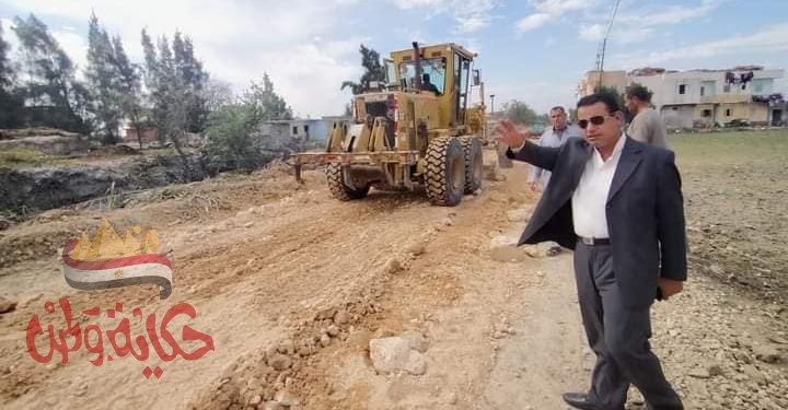 تكثيف العمل بمشروعات الطرق بأبوحمص