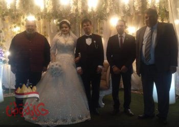 تهنئة مقدمة من المستشار الاعلامى بجامعة القاهرة لمدير مستشفى الحوامدية العام لزفاف نجله