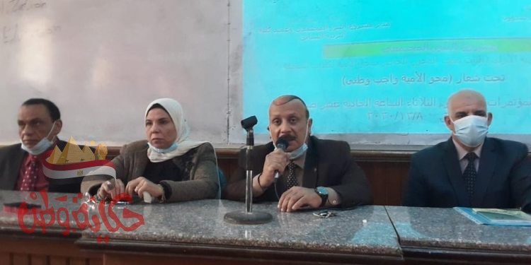 جامعة الفيوم: مشروع التنور المجتمعي في زيارة دعم فني لكلية التربية