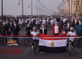 رئيس جامعة بني سويف يشارك في ماراثون الدراجات احتفالا باليوم العالمي لمكافحة الفساد