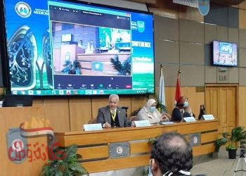 مؤتمر بقسم الأمراض الصدرية بالإسكندرية عن  COVID-19