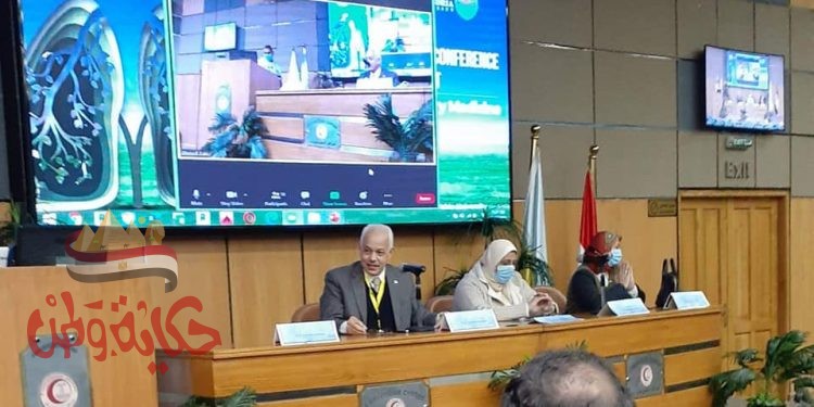 مؤتمر بقسم الأمراض الصدرية بالإسكندرية عن COVID-19